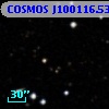 COSMOS J100116.53+013455.7