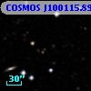 COSMOS J100115.89+013442.6