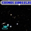 COSMOS J100115.85+013442.0