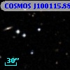 COSMOS J100115.88+013338.3