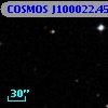 COSMOS J100022.45+013730.0