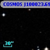 COSMOS J100023.68+013711.4