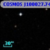 COSMOS J100027.74+013709.4