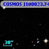 COSMOS J100023.74+013644.7