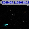 COSMOS J100034.29+013648.9