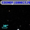 COSMOS J100027.70+013640.9