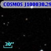 COSMOS J100030.28+013641.8