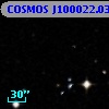 COSMOS J100022.03+013632.9