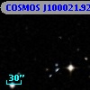 COSMOS J100021.92+013630.5