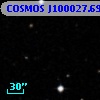 COSMOS J100027.69+013620.8