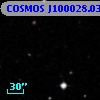 COSMOS J100028.03+013614.3