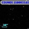 COSMOS J100033.65+013614.9