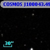 COSMOS J100043.48+013608.6