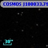 COSMOS J100033.78+013609.6