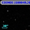 COSMOS J100049.20+013600.5