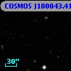 COSMOS J100043.41+013601.2