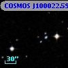 COSMOS J100022.59+013549.6