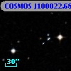 COSMOS J100022.68+013549.0