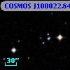 COSMOS J100022.84+013550.4