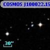 COSMOS J100022.15+013543.3