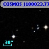COSMOS J100023.77+013554.9