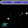 COSMOS J100024.03+013539.9