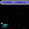 COSMOS J100036.72+013536.0