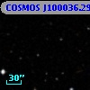 COSMOS J100036.29+013533.6