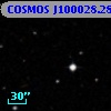 COSMOS J100028.28+013530.5
