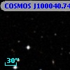 COSMOS J100040.74+013513.2