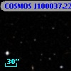 COSMOS J100037.22+013526.0