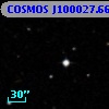 COSMOS J100027.66+013525.0