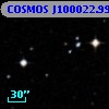 COSMOS J100022.99+013525.3