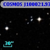 COSMOS J100021.93+013523.5