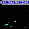 COSMOS J100042.26+013523.1