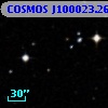 COSMOS J100023.26+013518.0