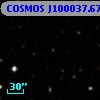 COSMOS J100037.67+013513.8