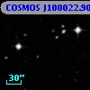 COSMOS J100022.90+013514.6