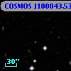 COSMOS J100043.53+013513.2