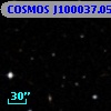 COSMOS J100037.05+013513.1