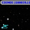 COSMOS J100039.11+013505.9