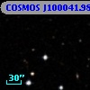 COSMOS J100041.98+013504.7