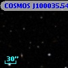 COSMOS J100035.54+013500.5