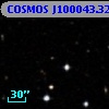 COSMOS J100043.32+013502.1