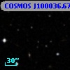 COSMOS J100036.67+013454.9
