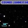 COSMOS J100037.80+013454.8