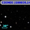 COSMOS J100038.14+013451.9