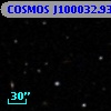 COSMOS J100032.93+013451.5