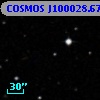 COSMOS J100028.67+013456.5