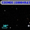 COSMOS J100049.67+013454.1